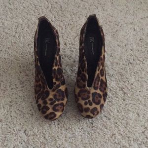Leopard Bootie, sz 8